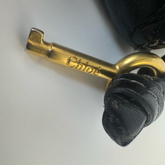 Chloé Paddington Rare Two-Tone Studded Zip Wallet Key Detail Chloé Continental - Picture 6 of 16